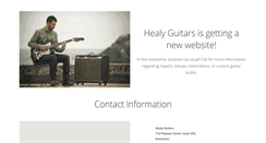 Desktop Screenshot of healyguitars.com